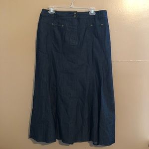 Larry Levine  Maxi Stretch Skirt Size 14